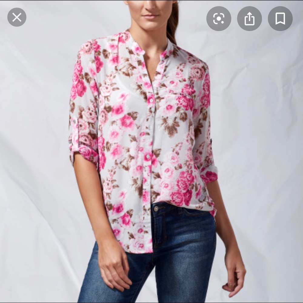 Kut from the kloth floral shirt